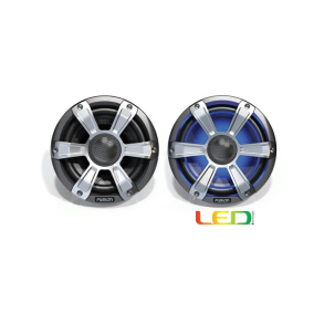 Fusion 7.7 Hjttalerst Chrome + LED