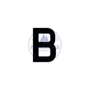 Bainbridge Sail Letters 300mm Black B