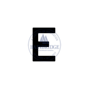 Bainbridge Sail Letters 300mm Black E