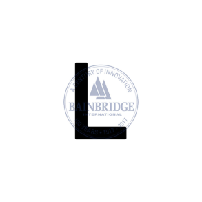 Bainbridge Sail Letters 300mm Black L