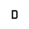 Bainbridge Sail Letters 380mm  Black D