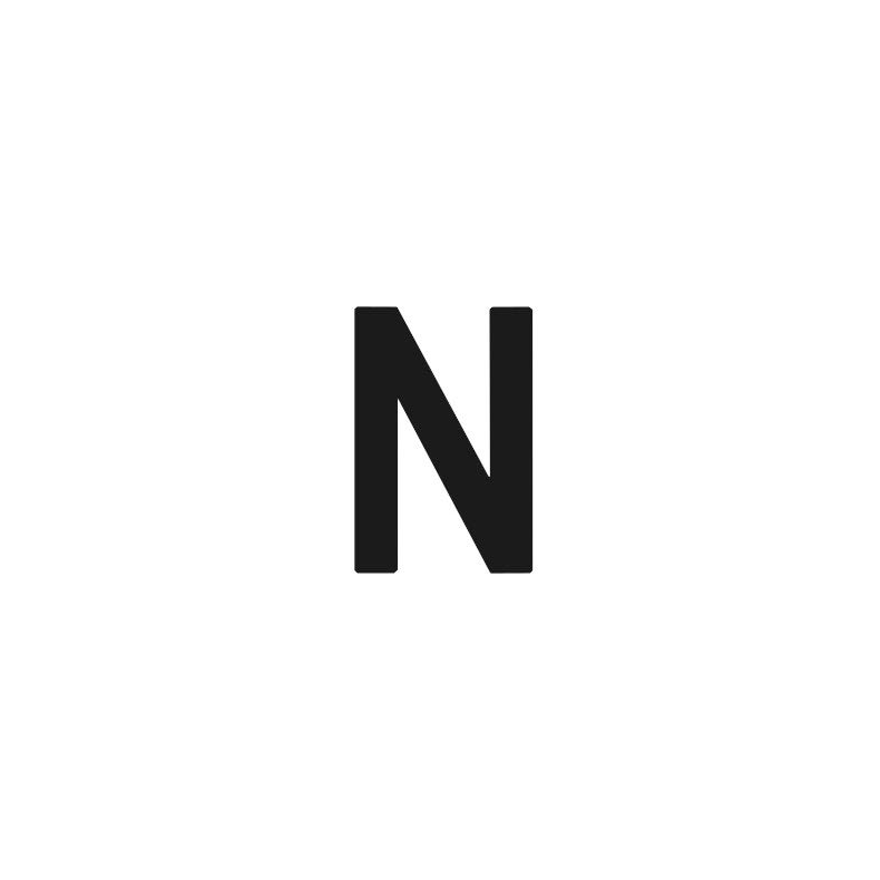 Bainbridge Sail Letters 380mm  Black E Bainbridge Sail Letters 380mm  Black N
