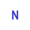 Bainbridge Sail Letters 380mm  Blue N