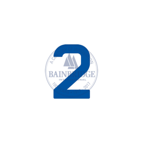 Bainbridge Sail Numbers 230mm Blue 2