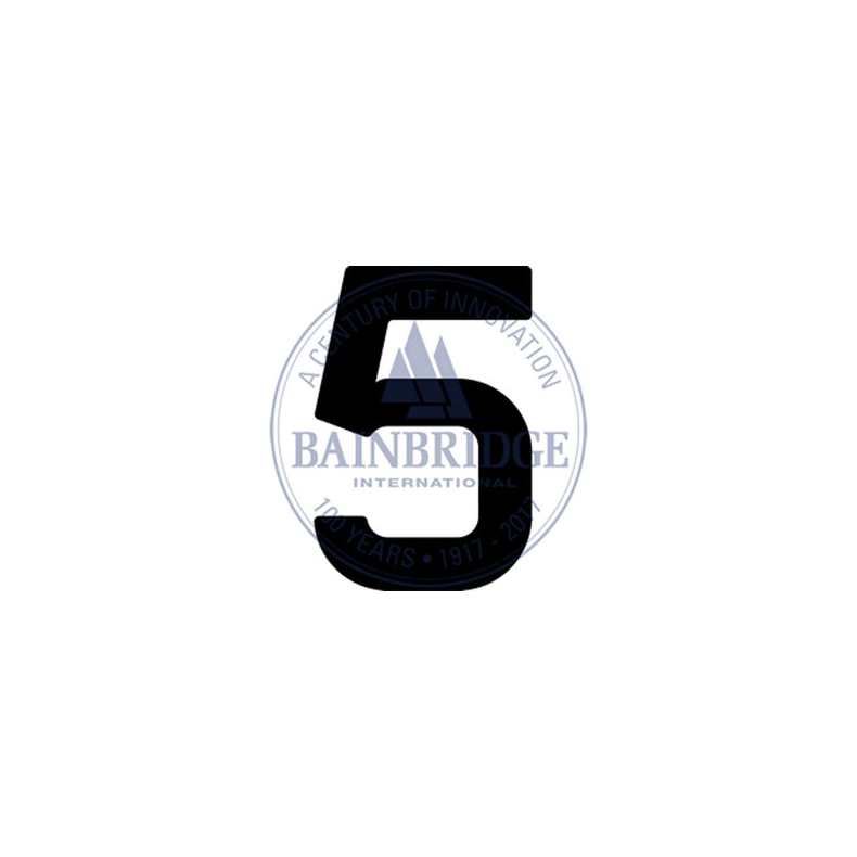 Bainbridge Sail Numbers 300mm Black 5