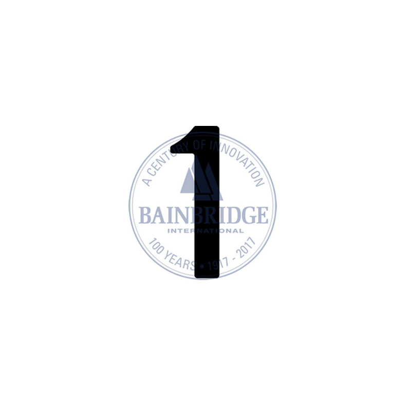 Bainbridge Sail Numbers 380mm Black 1
