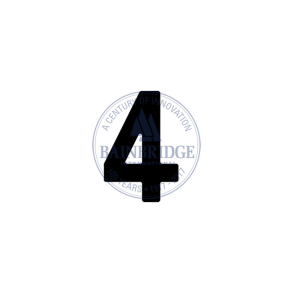 Bainbridge Sail Numbers 380mm Black 4