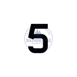 Bainbridge Sail Numbers 380mm Black 5