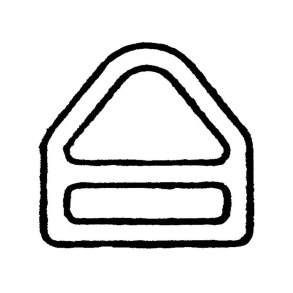 Wichard Triangel m. tvrpind, 6 mm