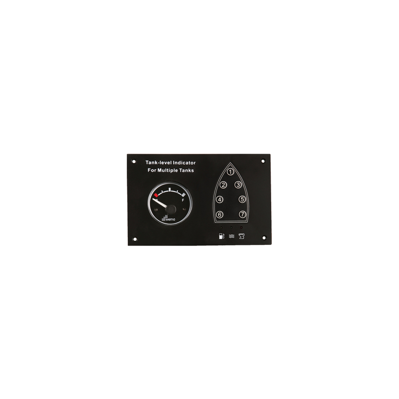 Wema Tank instr. til 7 tanke 0 - 190 ohm