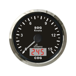 Wema Speedometer 15 kn Sort RF