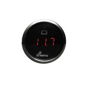 Wema Digit Voltmeter 12-24 Volt Sort RF