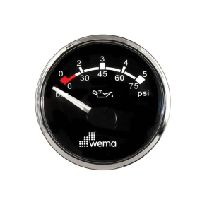 Wema Olietryk instr. 5 bar Sort RF