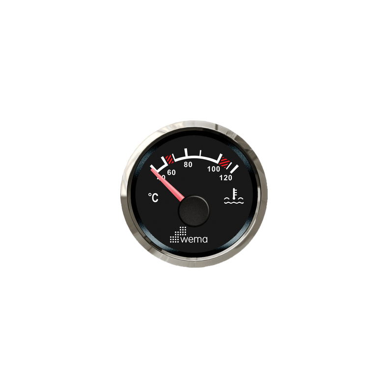 Wema Vandtemperatur instrument NMEA2000 Sort RF