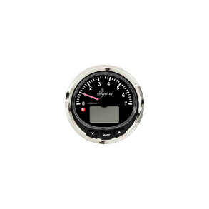 Wema Omdrejningstller 7000 omdr NMEA2000 Sort RF