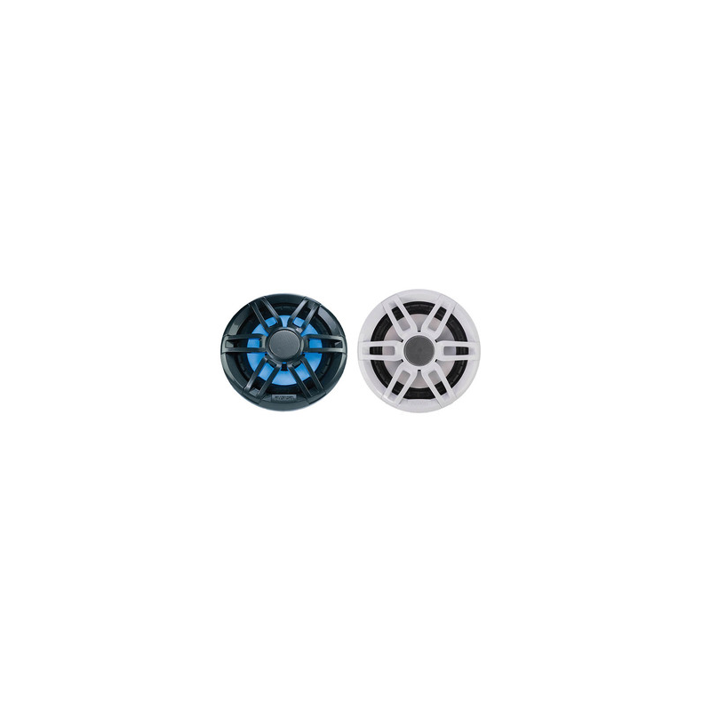 Fusion 10 XS Subwoofer LED Sports Gr� &amp; Hvid