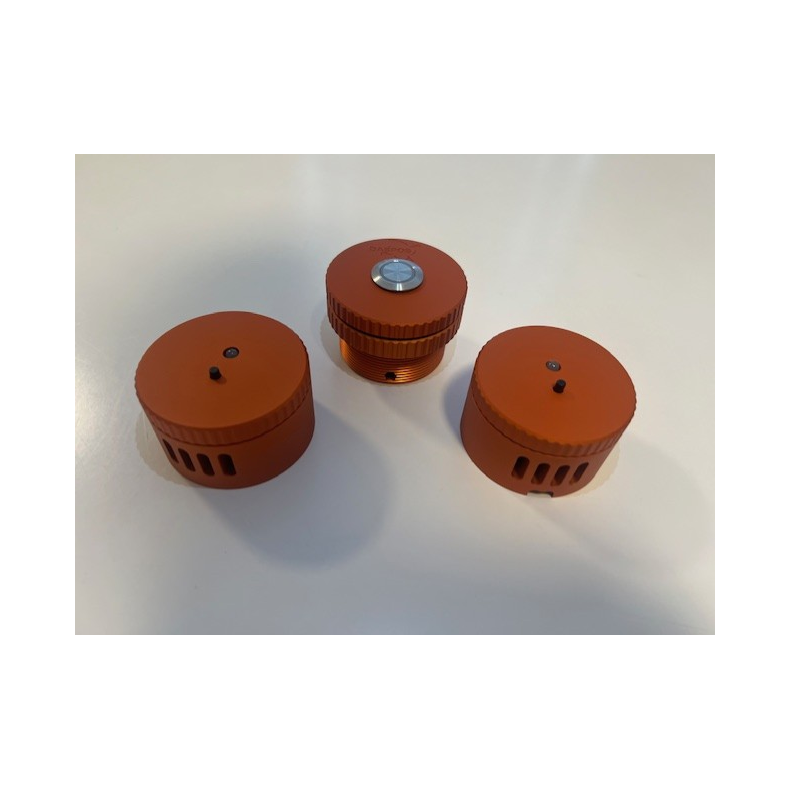 DASPOS Fire Prevention Y-23 DASPOS Fire Prevention Y-23 kit - 2 detektorer 1 alarmknap sort