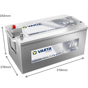 VARTA PROFESSIONAL DUAL EFB 12V 240AH