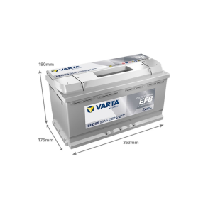 Varta Professional Dual Efb 12v 95 Ah - Erstatter Dblfd90