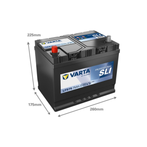 Varta Professional 75 A 12v Sort