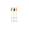 FLAGBJER 2,1 mtr. m/1 sort FLAG & REFLEKS
