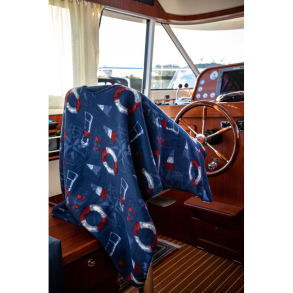 Fleece Poncho Kuling Bl