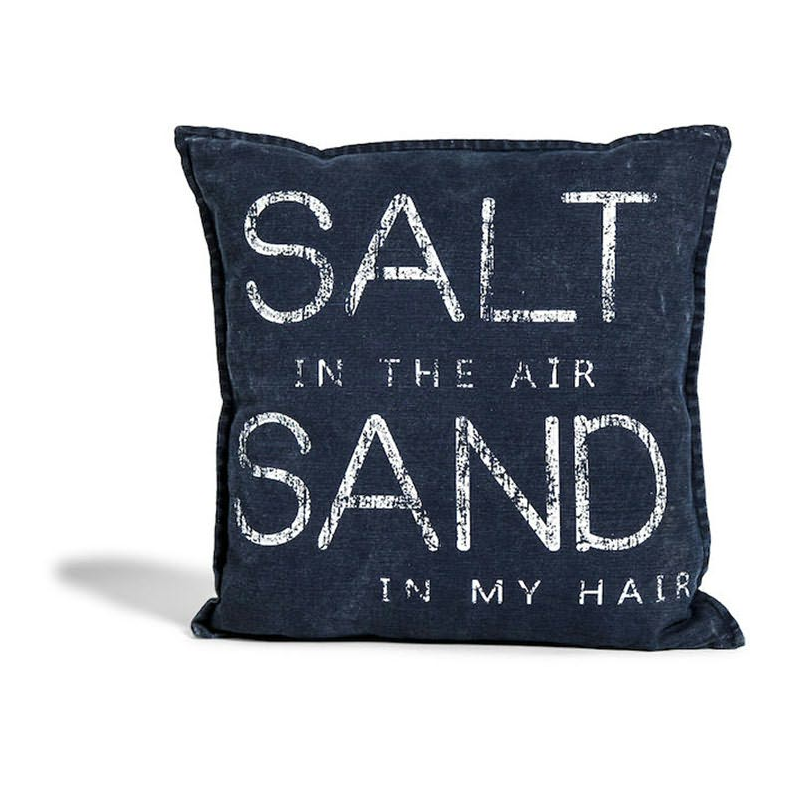 Pudebetrk - Pillow Cover Salt In The Air Navy