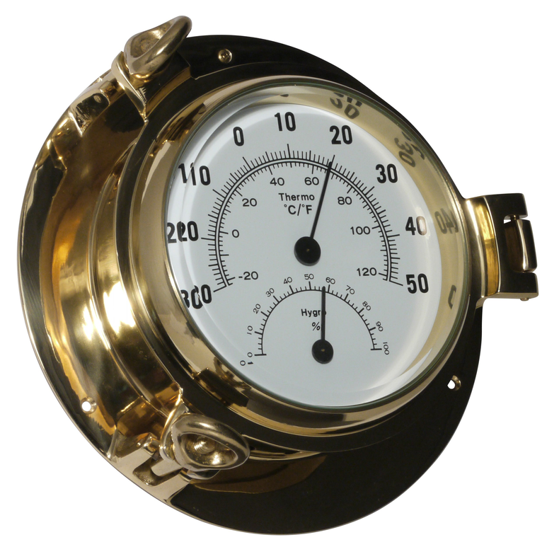 Hygrometer - Royal Mariner - Stort Koje -185x55 Skive 122mm