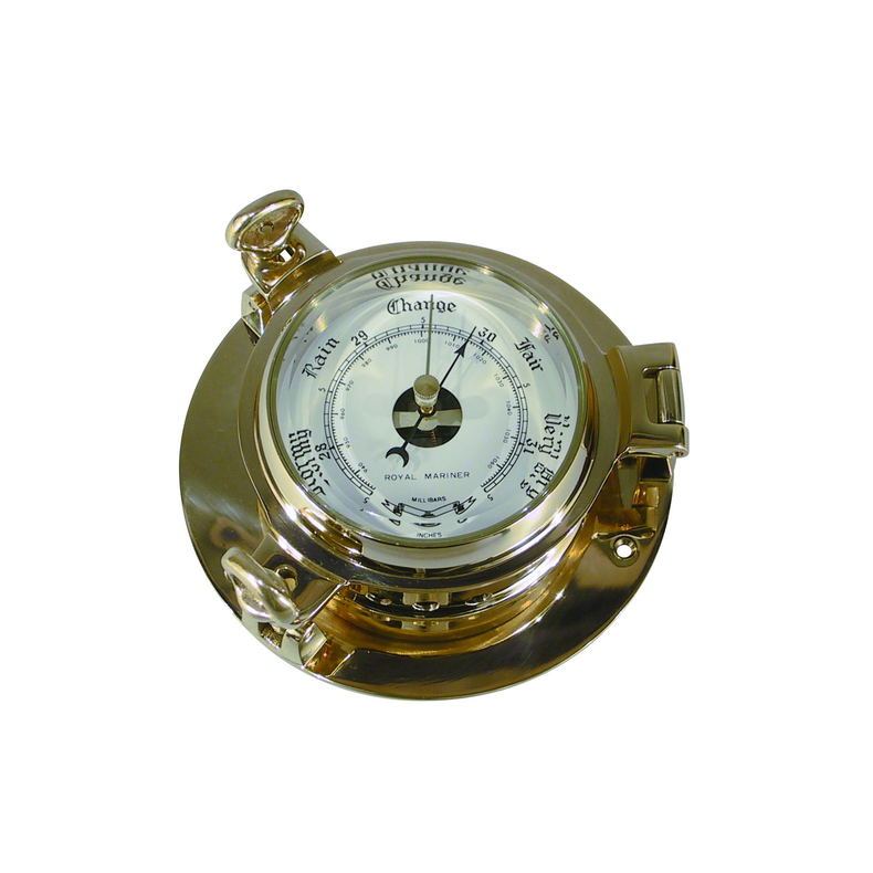 Barometer - Royal Mariner - Lille Koje -145x50 Skive 90mm