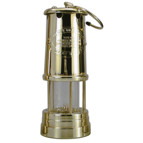 Minelampe - Messing - 220mm - Stor