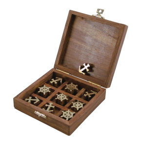 Kryds&Bolle-Spil (Anker/ Ror) 10 X 10cm