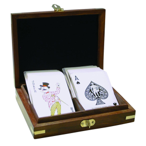 ske M. 2 St Spillekort - 16x12cm