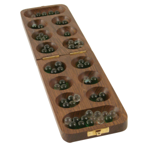 Kalaha I Tr - Sammenklappelig - Glaskugler