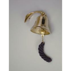 Skibsklokke  M/Stjrt & Galge - Messing