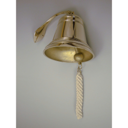 Skibsklokke  M/Stjrt & Galge - Messing