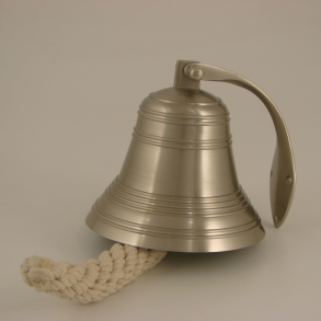 Skibsklokke - Mat Forniklet -  M/Stjrt & Galge - 5'' - 130mm