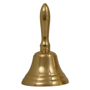 Dirigentklokke - Lakeret Messing - 8cm - Hjde 14cm