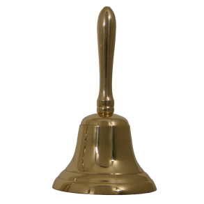 Dirigentklokke - Lakeret Messing - 13cm - H23cm