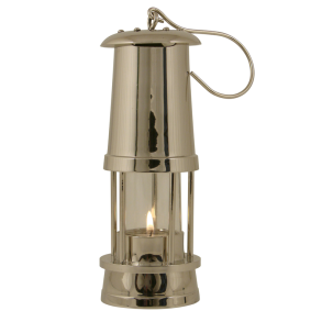 Minelampe Til Fyrfadslys - Forkromet