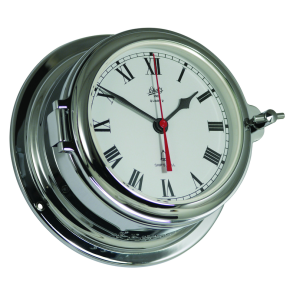 Ur - Batteridrevet M. Glasslag - Midi - 155mm - Forkromet - Romertal