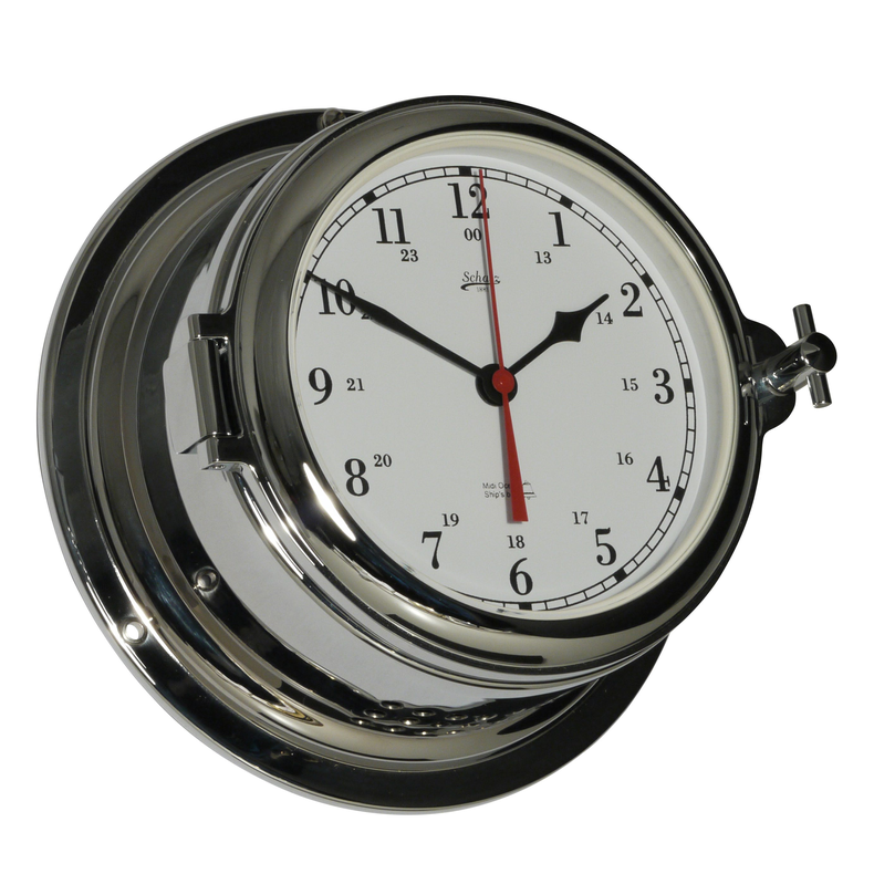 Ikke I Produktion Endnu - Ur Batteridrevet M. Glasslag - Midi - 155mm - Forkromet - Arabertal