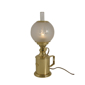Pigeon Lamp - Ship Globe -  Brass -110-250 Volt