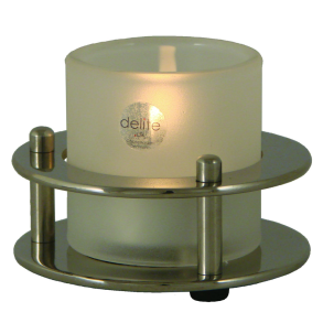 Koje - Fyrfadsstage - Poleret Rustfrit Stl