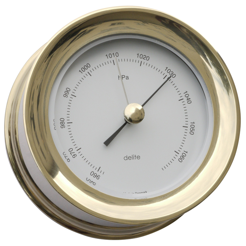 Barometer - Zealand -  ""rustfri Messing""