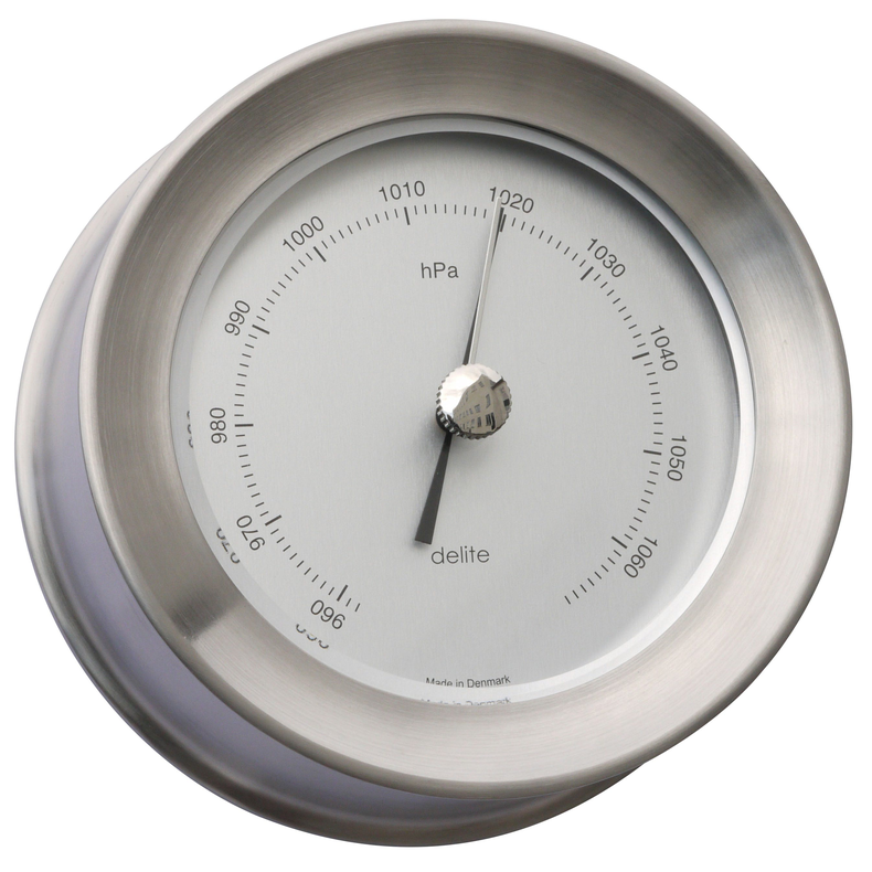 Barometer - Zealand - Brstet Rustfri Stl