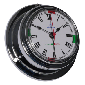 Altitude 843 - Ur m. alarm/radiotavshed - Forkromet messing - Adgang fortil - 95mm