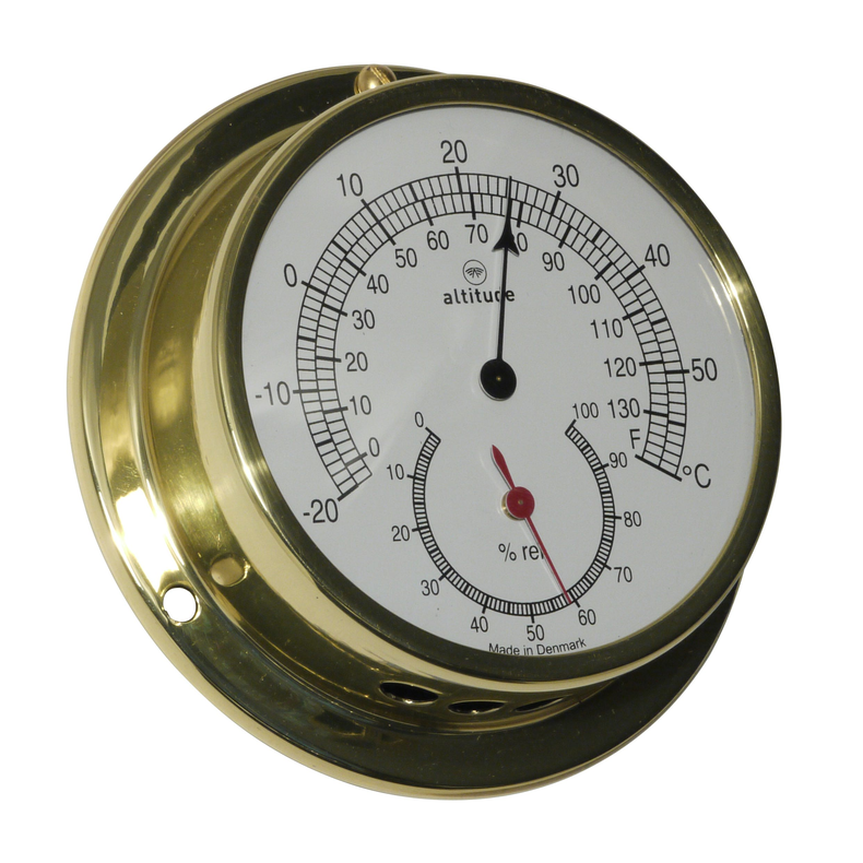 Altitude  Altitude 848 - Thermo/Hygrometer - Messing - 97mm