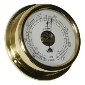 Altitude 866 - Barometer High sensitiv - Messing - 150mm - Engelsk