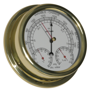 Altitude 866 - Baro/Thermo/Hygrometer - Messing - 150mm - Fransk