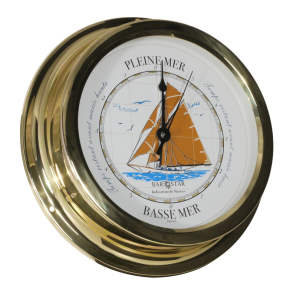Altitude 880 - Tidevandsindikator m. skib - Messing - 224mm - Barostar - Fransk